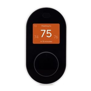 Wyze Smart Thermostat - Black and Orange Display